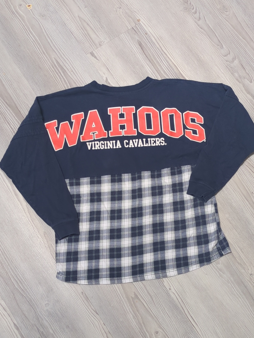 Boxercraft UVA Virginia Cavaliers Wahoos M Plaid Hem Football Virginia Orange